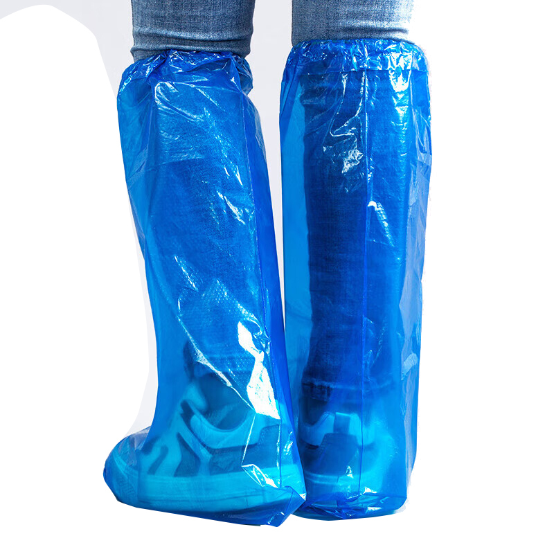 四万公里 SW7603 一次性雨鞋套 10双装30cm (单位:套)蓝色