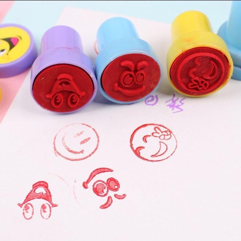 教师印章卡通印章迪士尼印章笑脸可爱印章教师学习鼓励宝宝玩具笑脸