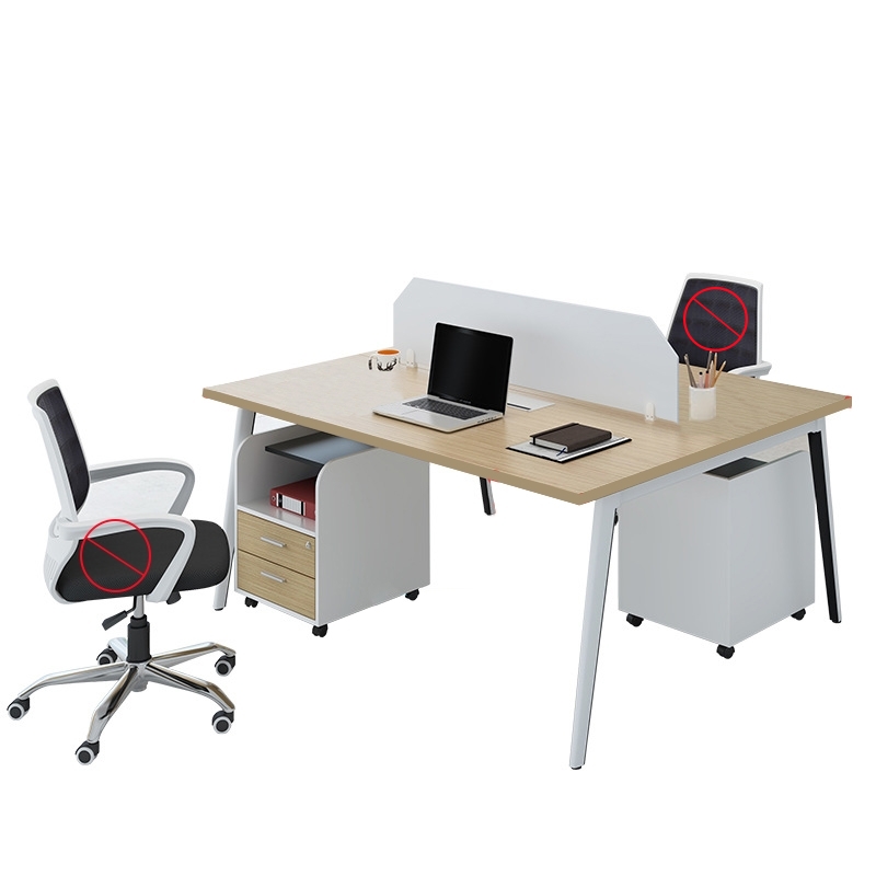 豫龙都屏风办公桌双人套高清大图