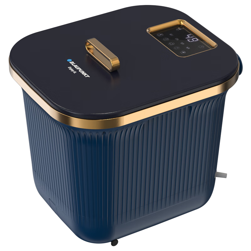 BLAUPUNKT德国蓝宝泡脚桶按摩足浴盆加热全自动泡脚盆【紫外线杀菌】电动按摩+喷淋冲浪+6组按摩盘BP-ZY02A