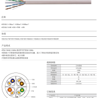 SHIP D165六类非屏蔽网络线缆 “灰色/蓝色/黄色”可选