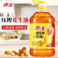 [满55减10]逸飞 特香压榨花生油 5L食用油