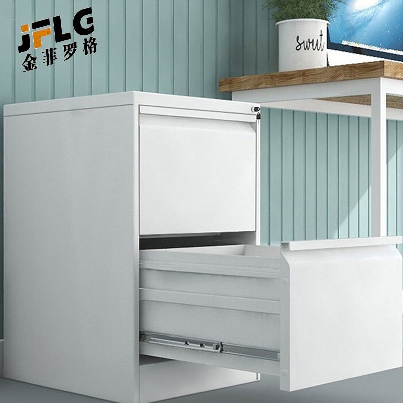 苏宁 金菲罗格 办公家具 钢制储物文件档案资料挂劳柜 三斗卡箱高清大图