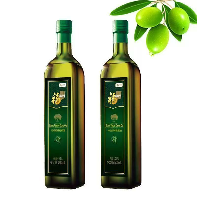 中粮福临门特级初榨橄榄油礼盒 500mL*2瓶高清大图