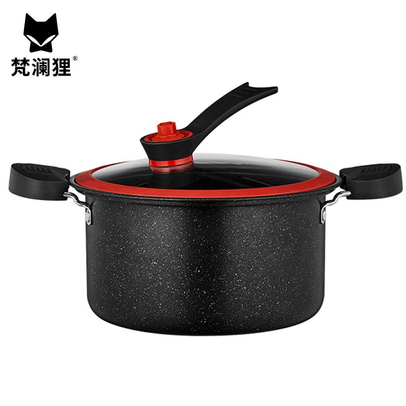 梵澜狸耐高温炖煮锅不粘锅多功能煲汤锅D72 个高清大图