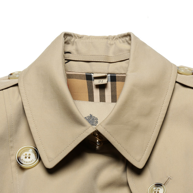 博柏利巴宝莉burberry女士棉质长款风衣外套80457791