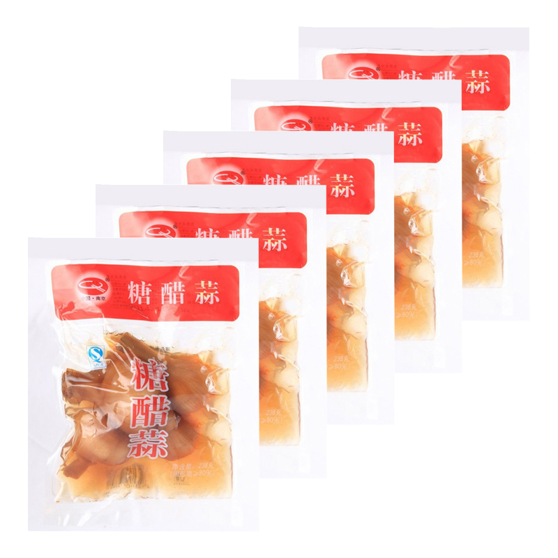 小菜一碟 糖醋蒜238g*5袋高清大图