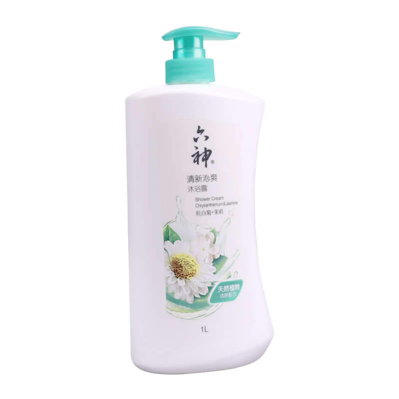 六神 清新沁爽 沐浴露(杭白菊+茉莉)1L(单位:瓶 )