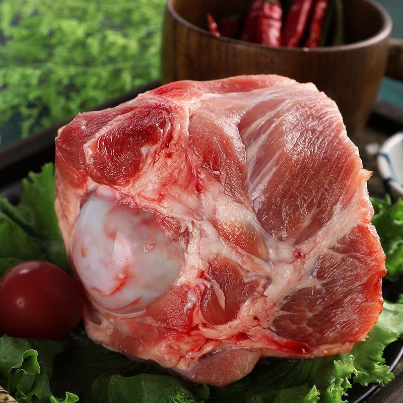 汶优香(wenyouxiang)猪肉 猪大骨多肉大骨头带肉排骨新鲜熬汤煲汤后腿