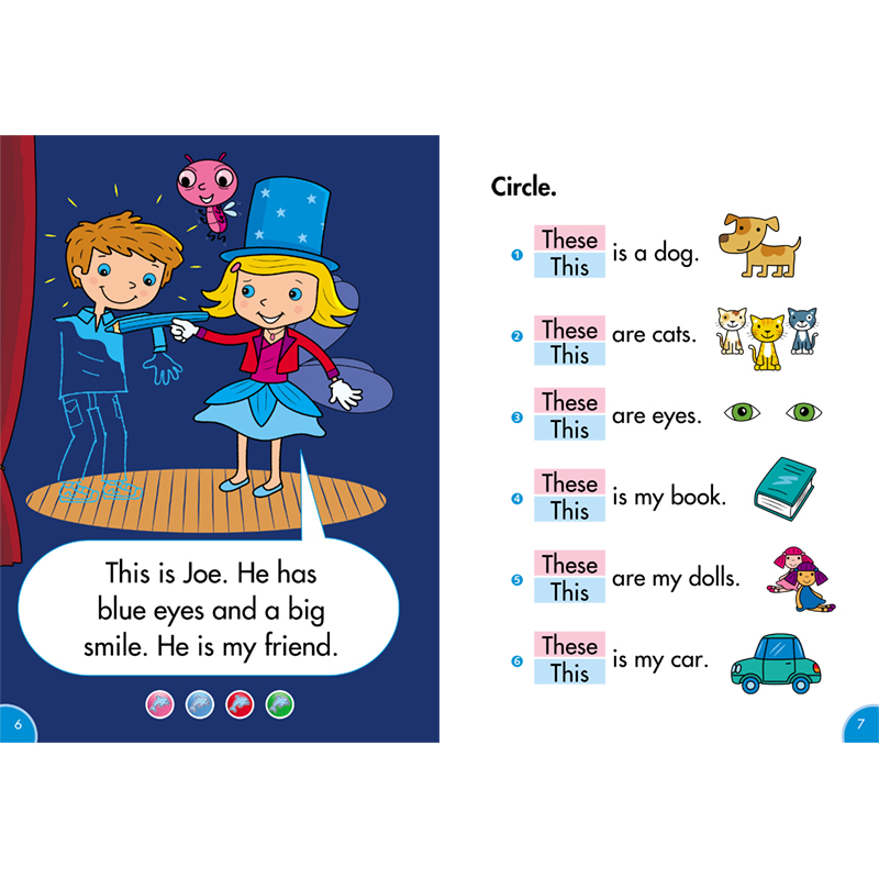 [正版]外研社丽声海豚英语分级读物第二级下 8册 点读版少儿英语分级阅读STEAM教育理念 阅读写作听力口语 美音高清大图