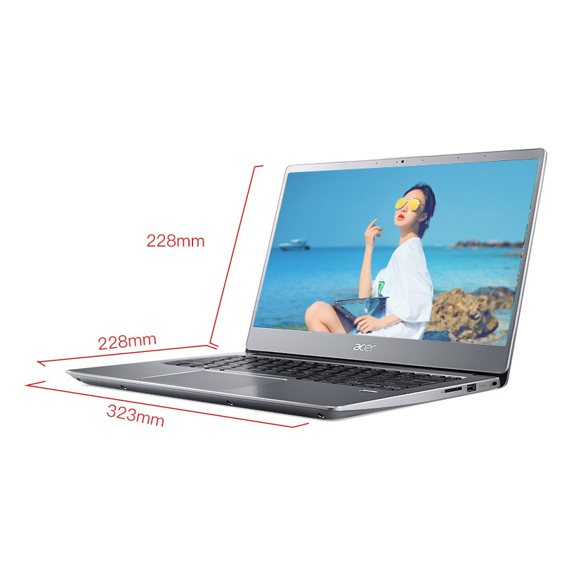 宏碁(acer)蜂鸟Swift3 SF314窄边框14.0英寸全金属超轻薄笔记本电脑(i5-8250U 8G 1TB+128GB MX150独显 指纹识别Win10)学生商务办公本