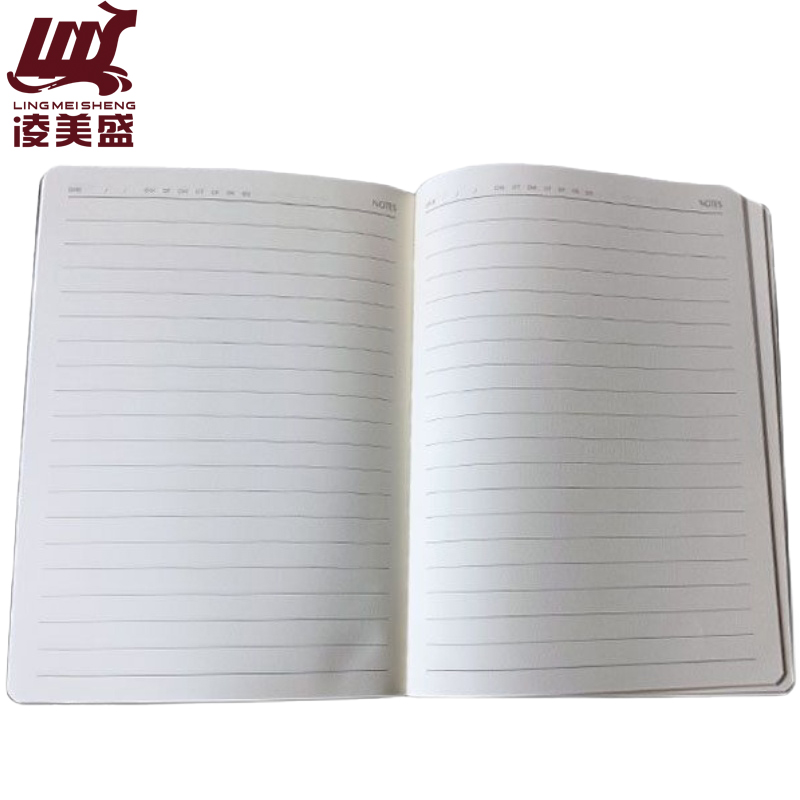 凌美盛 PU软皮面B5商务笔记本18K 80克米黄纸17.3*24.6cm 70张721-18-1黑色 可定制印刷/本高清大图