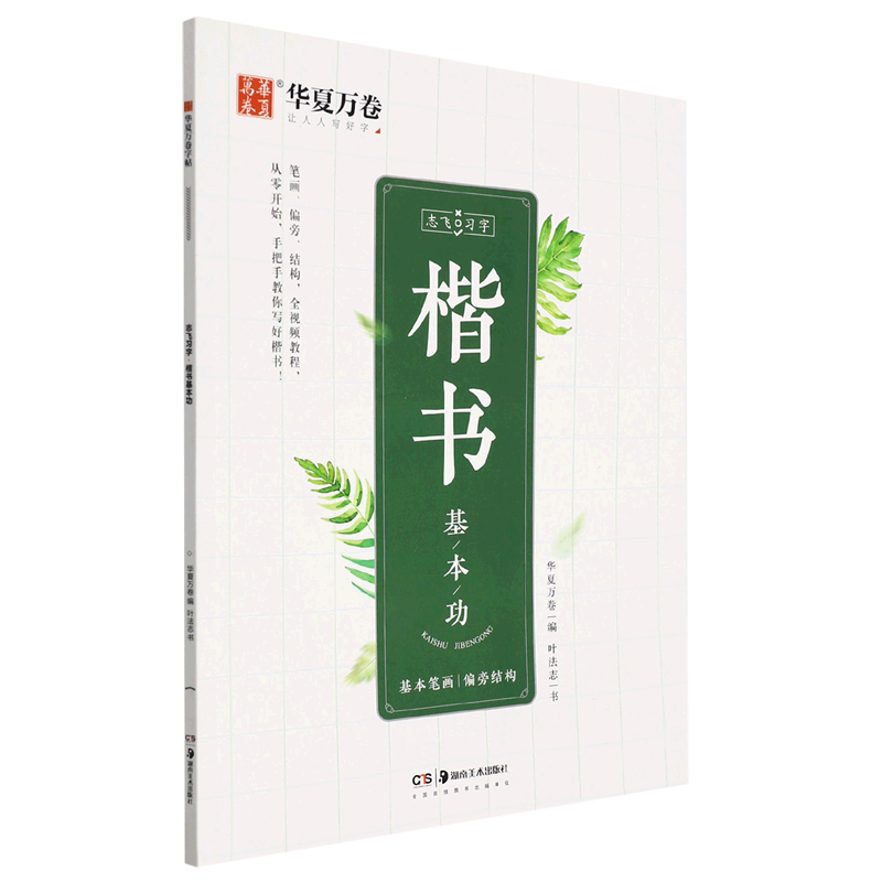 [正版]楷书基本功 志飞习字 叶法志 湖南美术出版社 书法篆刻 9787535695383高清大图