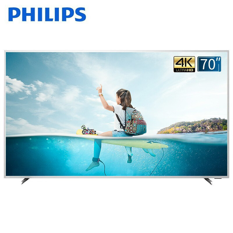 飞利浦 (PHILIPS)70英寸人工智能语音电视 4K高清HDR液晶电视70PUF7364 /T3 行业定制款