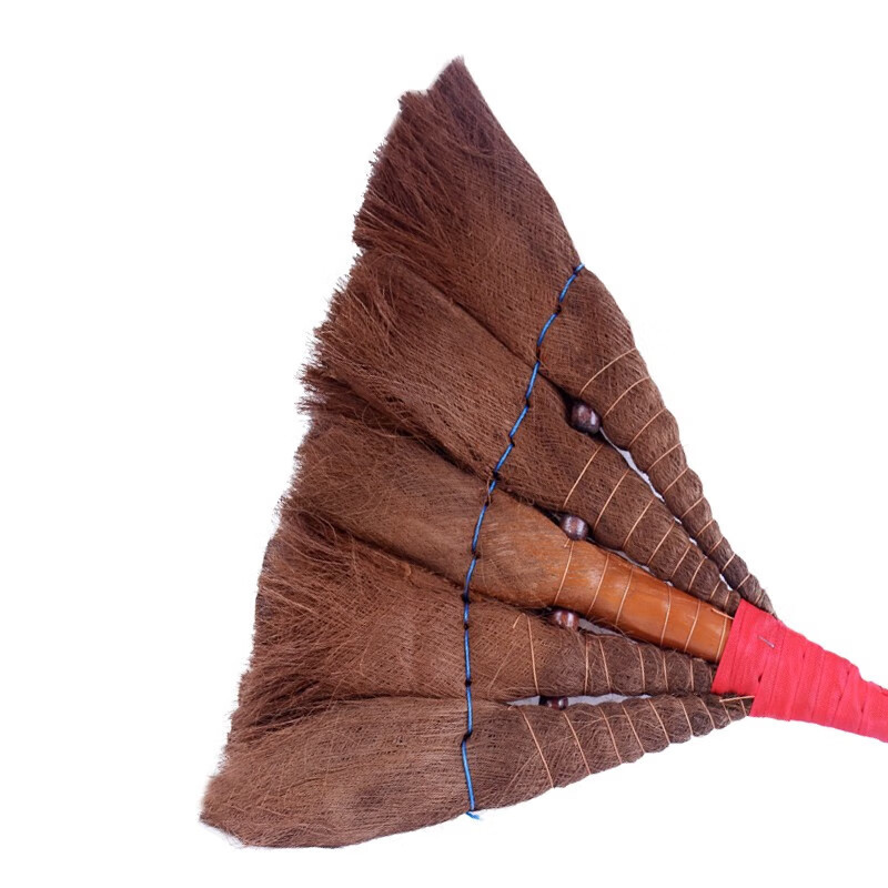 蕴铁木杆棕毛扫把45*90cm/把高清大图