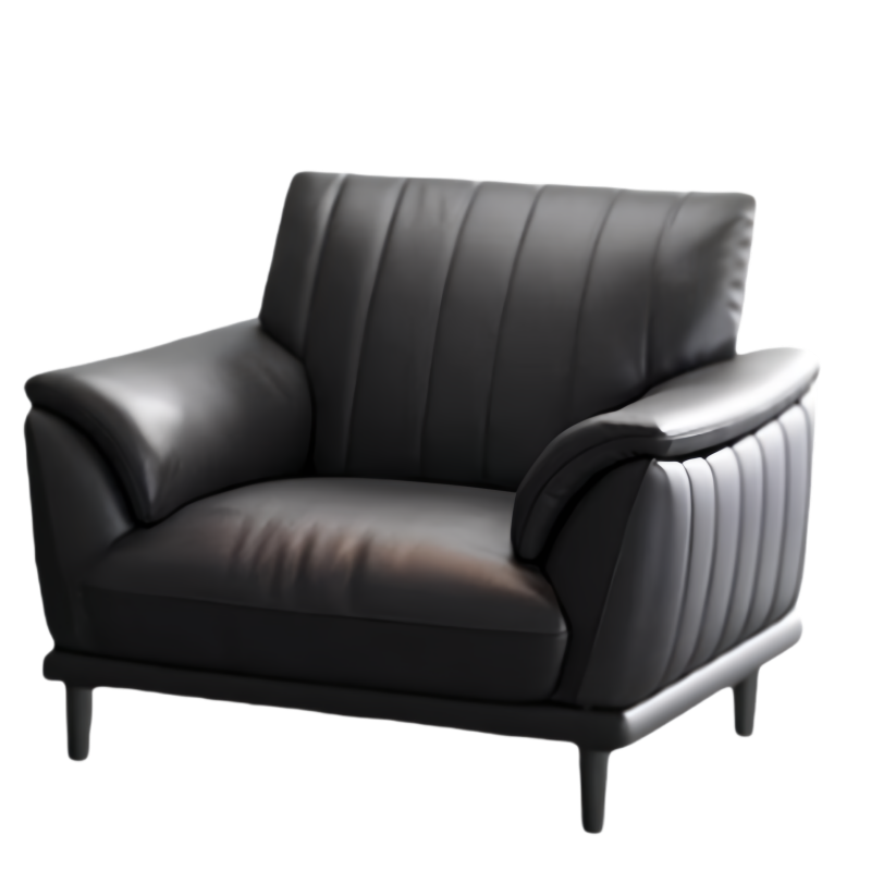 铭思达皮艺沙发单人张高清大图