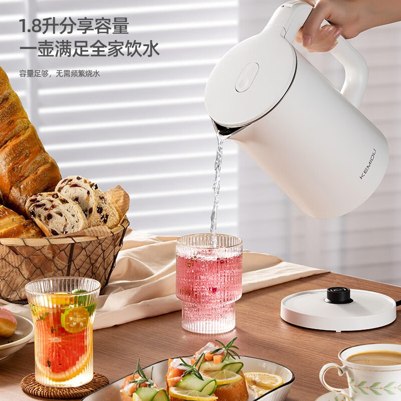 科米欧(KEMIOU)KM-DSH18K 电热水壶高清大图