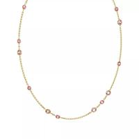 施华洛世奇(SWAROVSKI)金色调合金项链女款100cm金饰百搭配饰日常