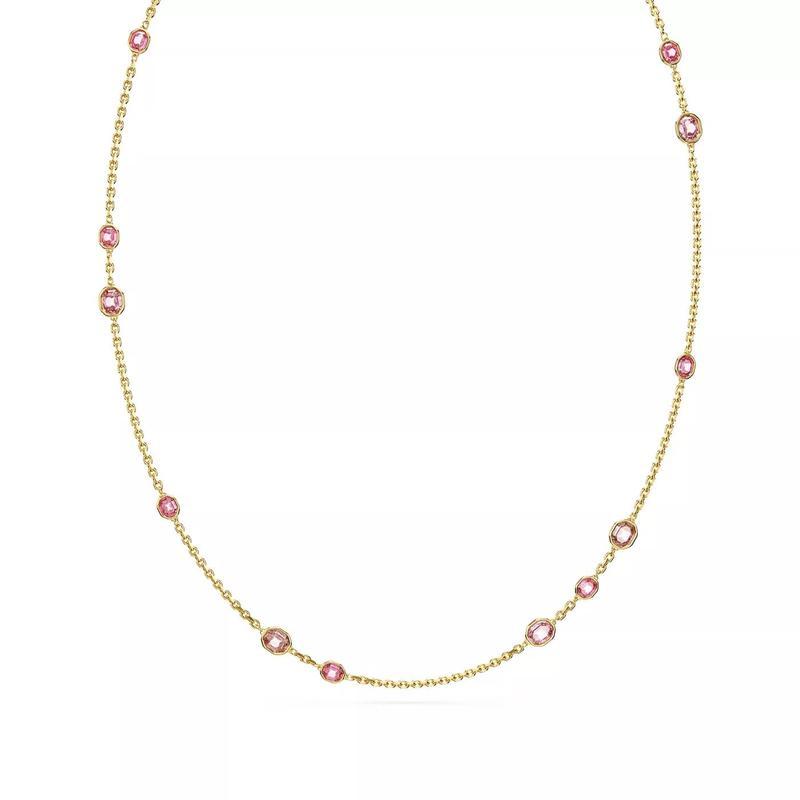 施华洛世奇(SWAROVSKI)金色调合金项链女款100cm金饰百搭配饰日常