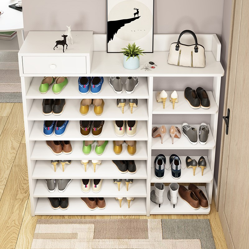 皇豹入户门家庭鞋柜防尘无门鞋架简易门口楼道进门一体靠墙多功能楼道