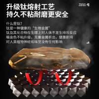 爱仕达(ASD)炒锅不粘锅30cm无油烟炒菜锅/钛不粘通磁家用不沾平底煎锅CL30V1Q