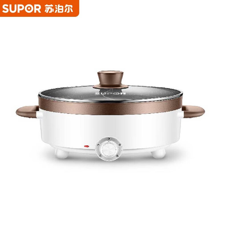苏泊尔(SUPOR) 5L多功能鸳鸯电火锅H30YK17Y 白色*