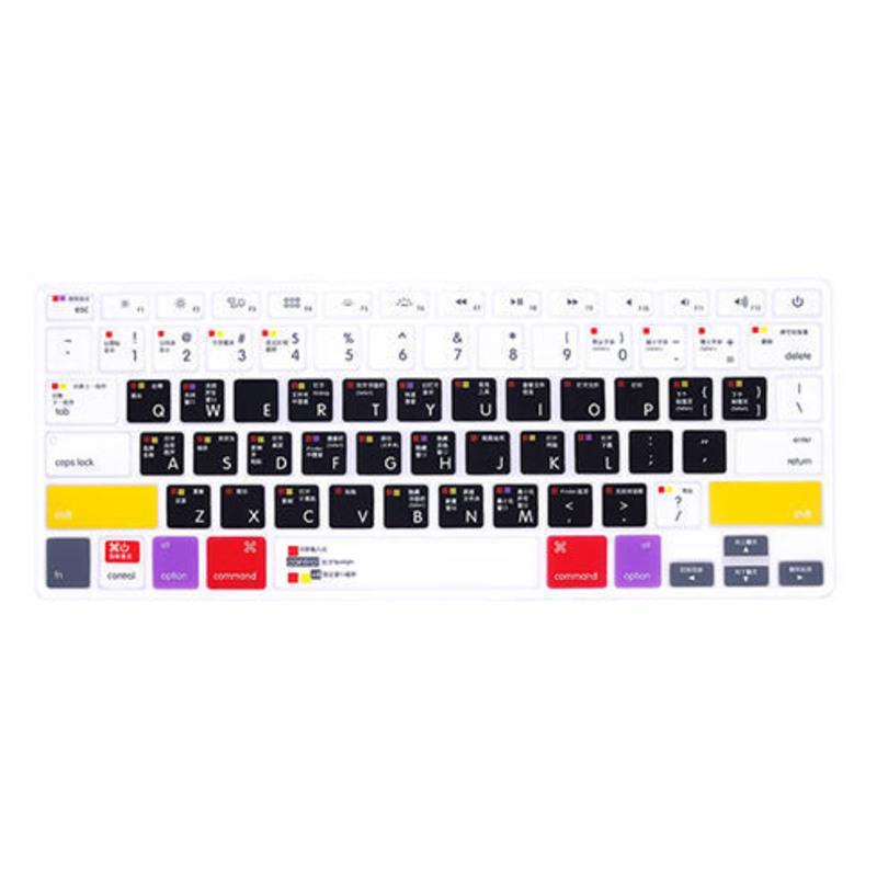 适用macbook苹果pro13寸笔记本air13键盘膜新款m1airpro快捷键os快捷