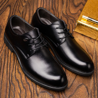 奥休斯(all shoes) 秋冬男士商务皮鞋 男士经典圆头德比鞋(正装皮鞋)软底加绒保暖休闲皮鞋