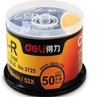 得力deli 光盘 dvd刻录盘 空白光盘 碟片 DVD-R 50片桶装