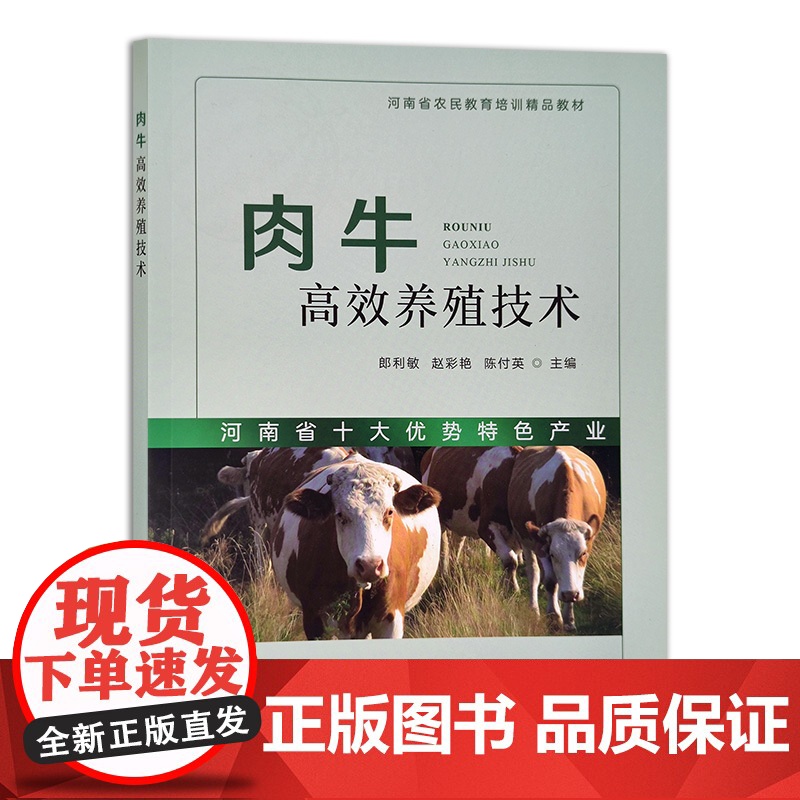 [正版]肉牛高效养殖技术 9787109288201 肉牛 高效养殖 技术 养殖技术 高效养肉牛 养牛 养殖技术高清大图