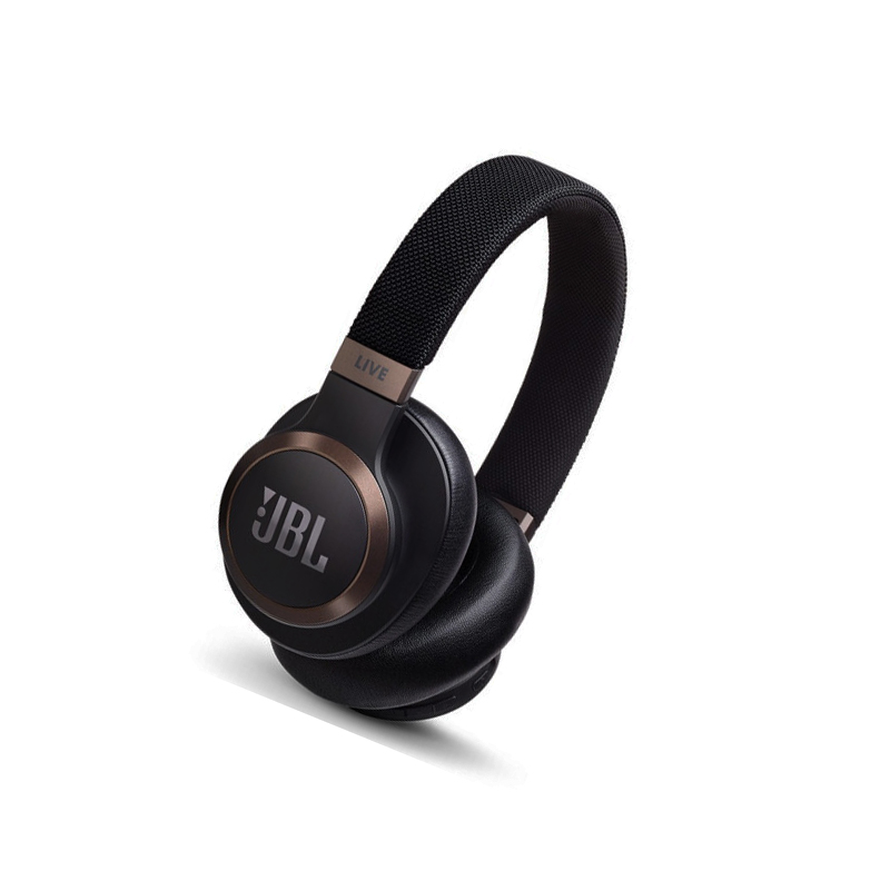 JBL LIVE650BTNC 主动降噪耳机智能语音AI无线蓝牙耳麦手机 黑色智能旗舰款