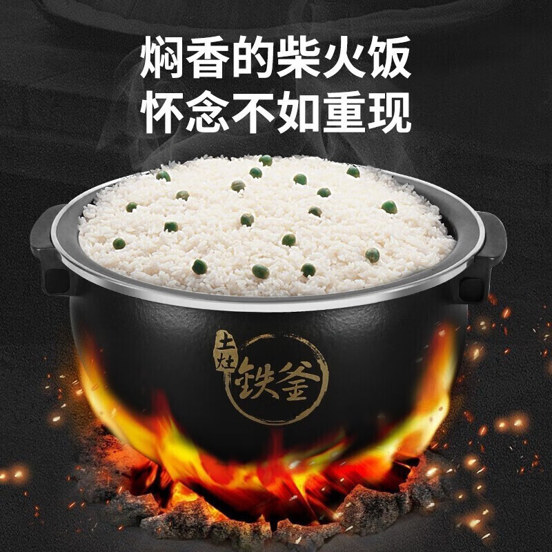 九阳 F20T-F520 电饭煲家用 2L铁釜内胆 IH电磁加热电饭锅钢化玻璃面板高清大图