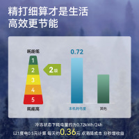穗凌(SUINING) 208升 家用商用 单温卧式 冷藏冷冻 可转换 小冰柜 顶开门小冰箱 BD-228K