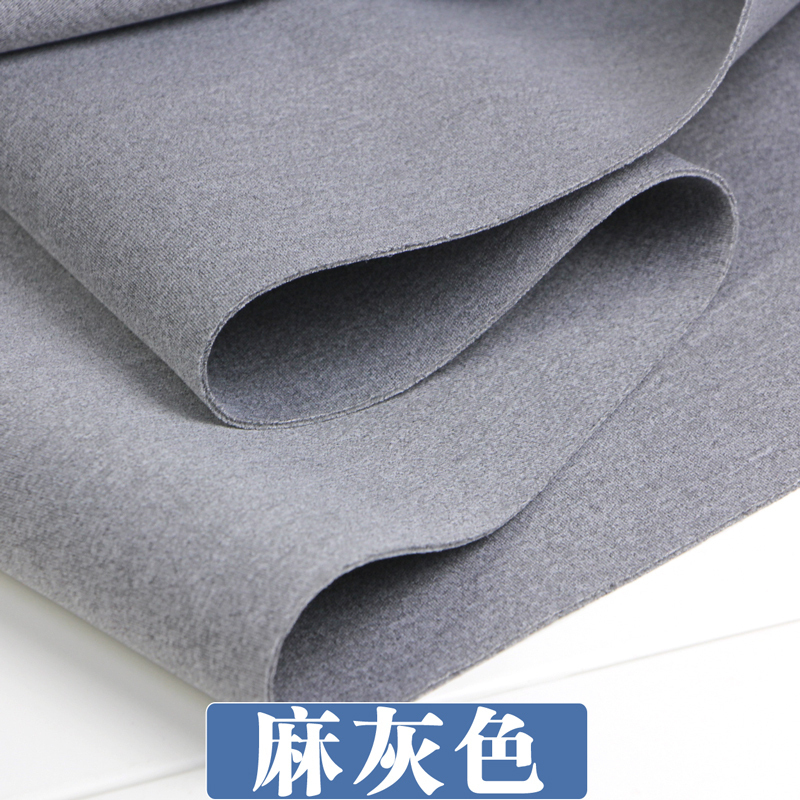 家柏饰(CORATED)太空棉布料面料 空气棉真空夹丝针织服装四面弹力加厚 空气层布料 大红色/1件=0.5米高清大图