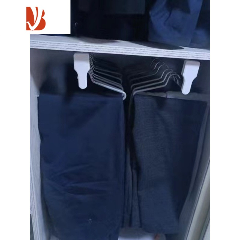 三维工匠超矮短脖子反向短款裤架鹅形裤子架2z形短颈衣架防滑裤挂衣柜收纳