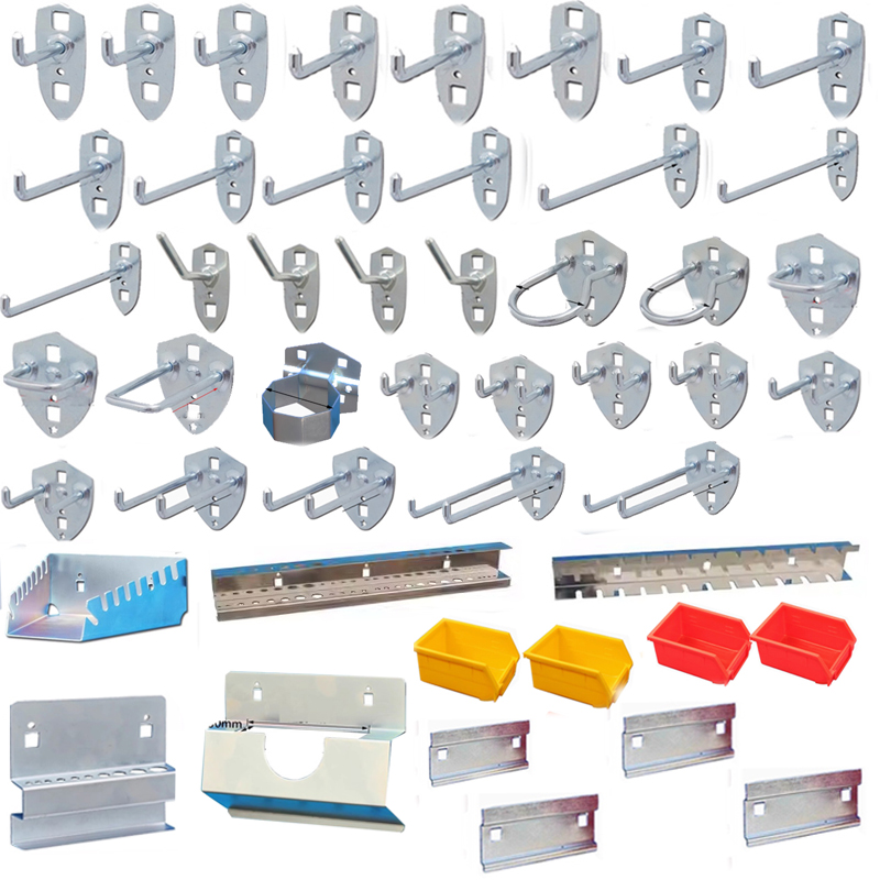 瑾如云海 工具挂钩 洞洞板挂钩 6#挂钩套装(不含挂板)高清大图