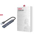大迈（DM）GZD080 USB转三口USB集线器 (计价单位：个) 灰色