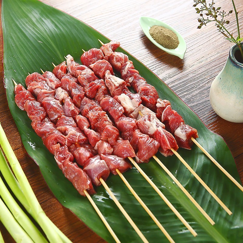 大牧汗 原味羔羊肉串 218g