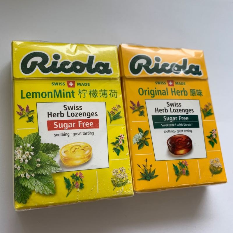 [苏宁超市]利口乐(Ricola ) 清新柠檬香草润喉糖无糖 40g 瑞士进口
