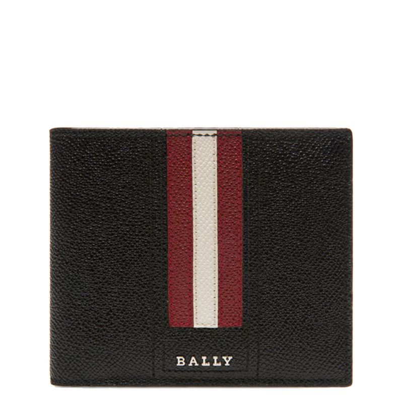 [直营]巴利(Bally) TALIKY.LT系列男士真皮条纹短款钱包 男士钱包 男包 欧美时尚