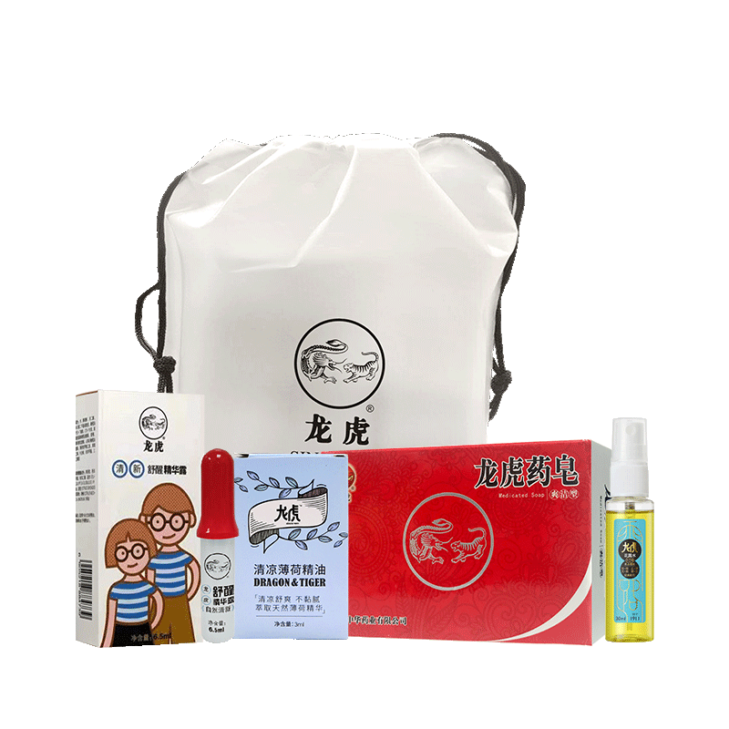 元气森林红豆薏米水元气自在水500ml*12瓶+龙虎防暑套装