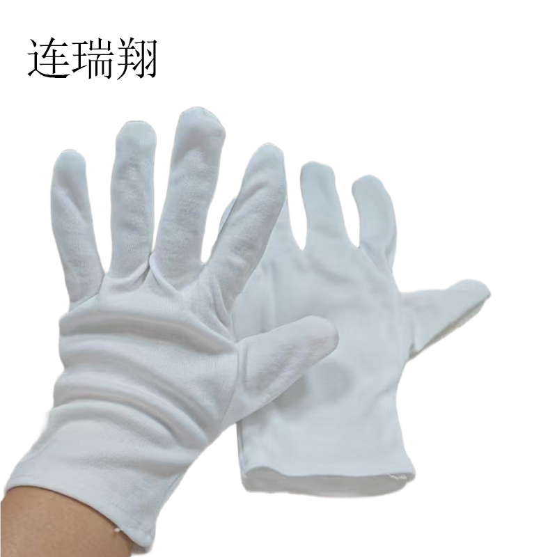 连瑞翔 礼仪手套 白手套 加厚29g 均码 双高清大图