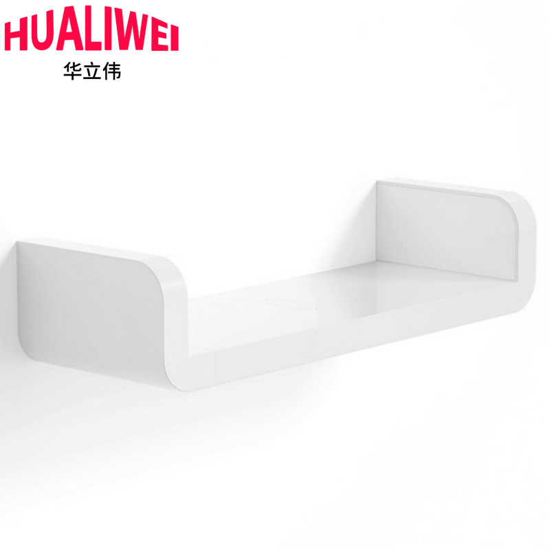 华立伟浴室置物架白色个高清大图