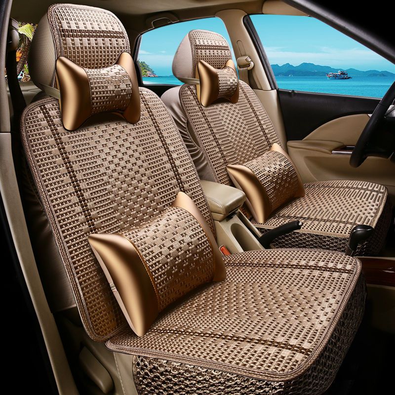 新款汽车坐垫小车专用男女座套透气型全包围座套四季通用车座垫子