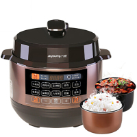 九阳(Joyoung)电压力煲Y-60C20 一锅双胆 6L大容量 蒸压炖煮营养好 家用电压力锅 多功能 双胆智能6L