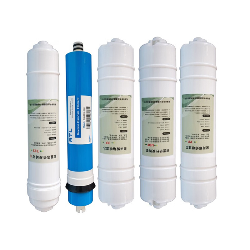泉界(QUANJIE) 商用净水器立式直饮机通用200G五级RO反渗透滤芯过滤器 200G全套滤芯(五支)