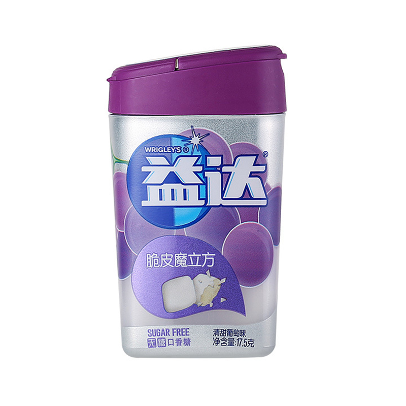 益达魔立方清爽葡萄味8粒装17.5g