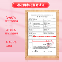 樱桃小丸子联名医用外科儿童口罩 高效防护口罩细菌过滤率大于95% 嘻哈白 50只/盒