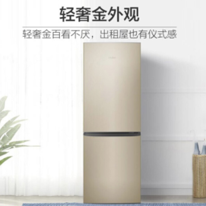 海尔 (Haier)178升两门双门直冷冰箱节能低噪铝板蒸发器家用小型冰箱BCD-178TMPT
