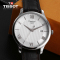 天梭(TISSOT)瑞士手表 经典简约复古雅致低调内敛男表 俊雅系列皮带男士石英表T063.610.16.038.00